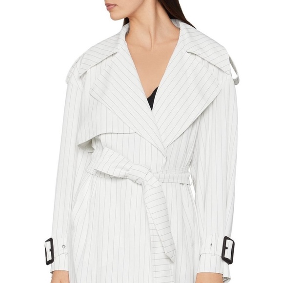 Bcbgmaxazria Aurora Pinstripe Trench 
